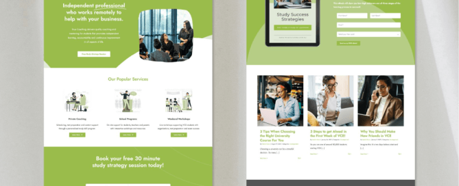 Working on your website