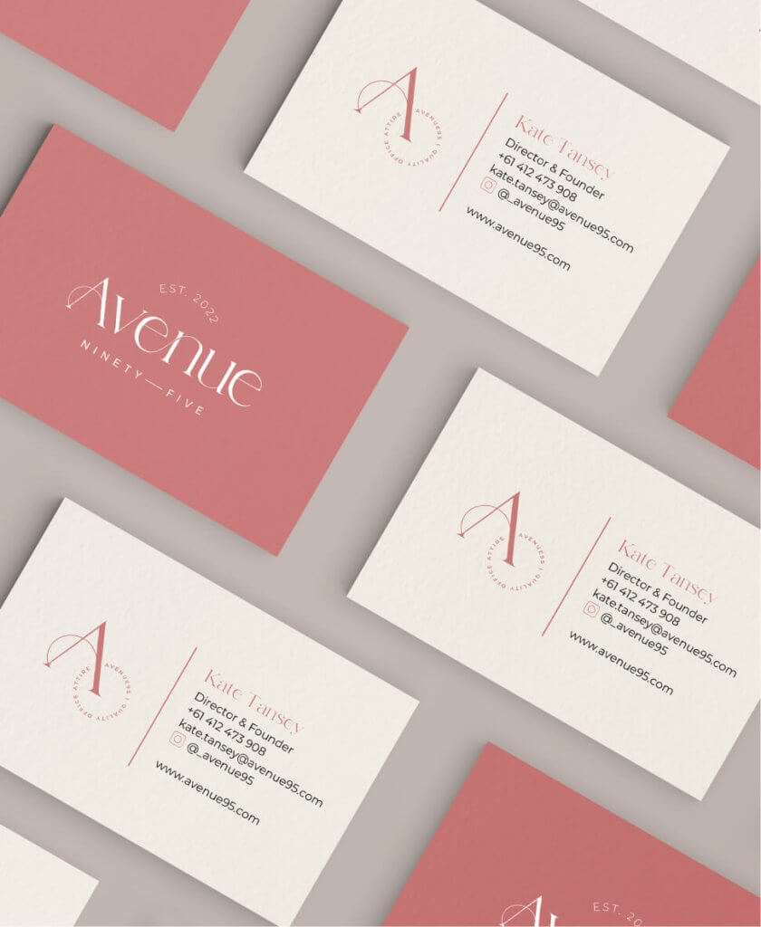 A95-Mockup-Website-Business Card