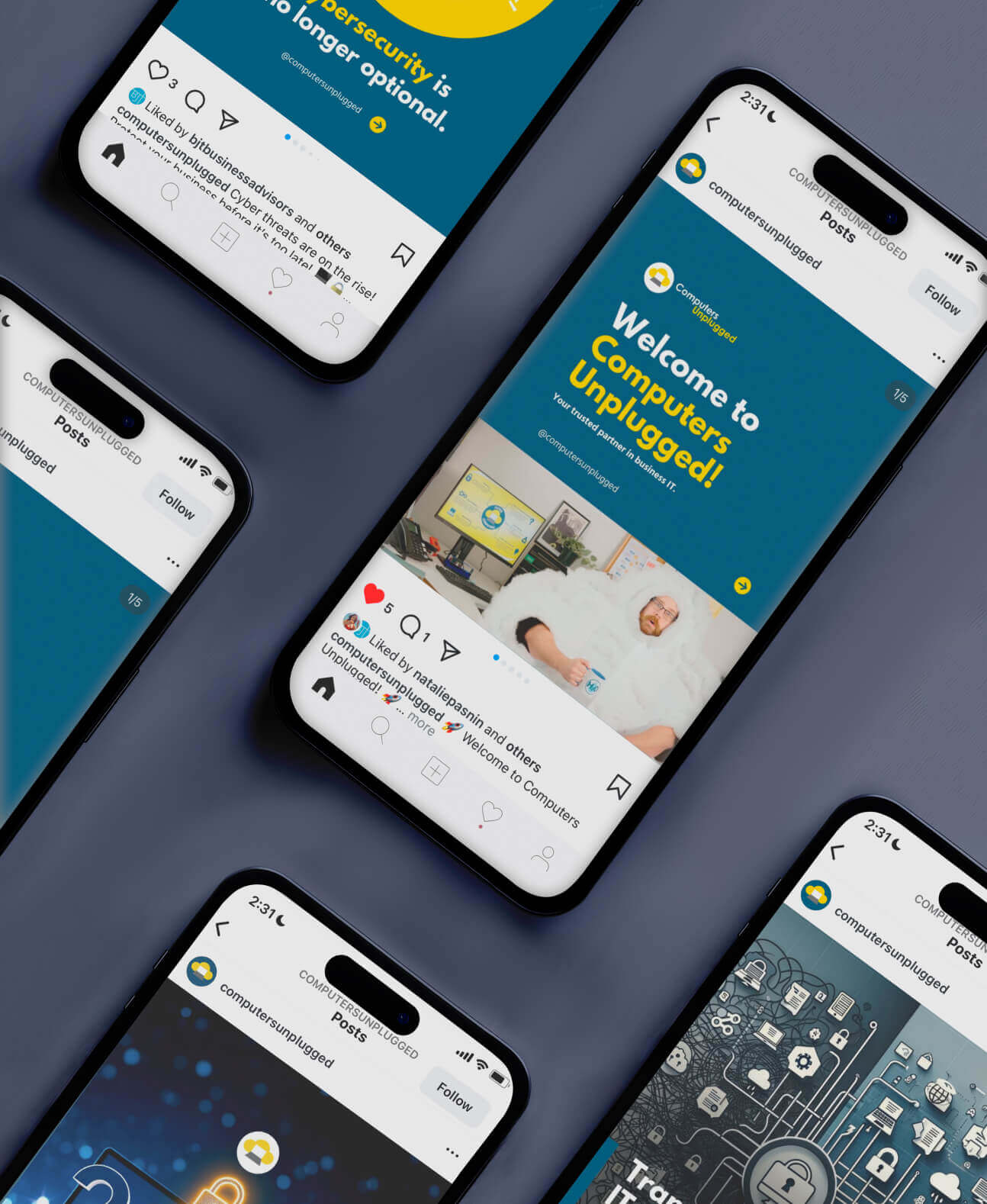 CU-Social Media-Mockup-Website